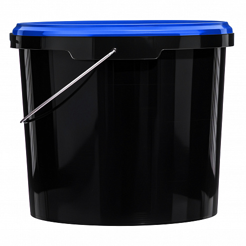ведро техническое jet 56 (5,7 л) с синей крышкой