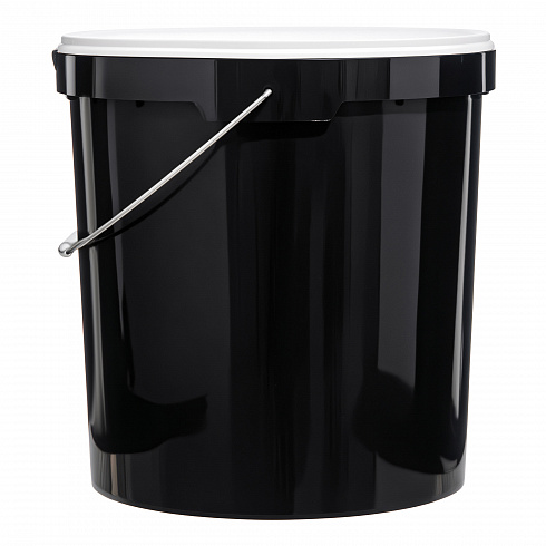 пластиковое ведро jet+ 205 (20,6 л) техническое c белой крышкой