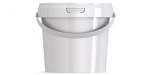 пластиковое ведро jetb 11 (1,1 л) круглое с крышкой