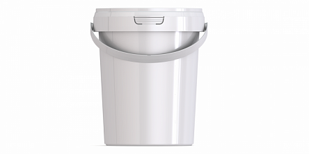 пластиковая банка (стакан) с крышкой jetb 1000 (1,05 л) с ручкой