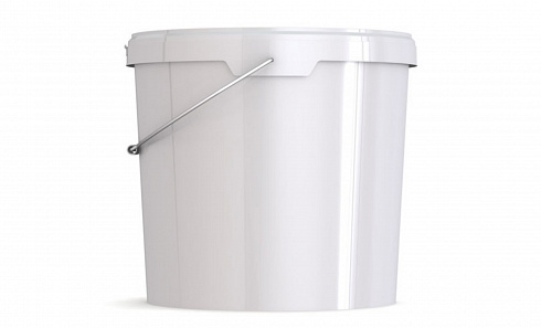 пластиковое ведро круглое jet 150 (15,9 л) с металлической ручкой