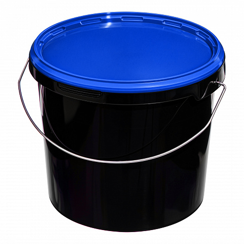 ведро техническое jet 56 (5,7 л) с синей крышкой