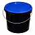 ведро техническое jet 56 (5,7 л) с синей крышкой