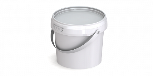 пластиковое ведро jetb 365 (0,365 л) круглое с крышкой