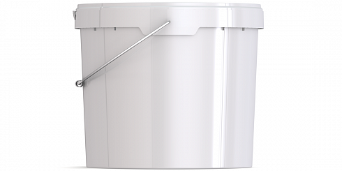 пластиковое ведро круглое jet 34 (3,4 л) с металлической ручкой