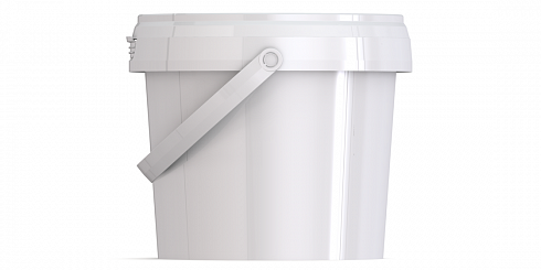 пластиковое ведро jetb 365 (0,365 л) круглое с крышкой