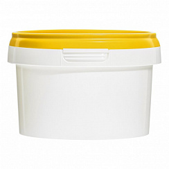 пластиковая банка jetb 280 (0,28 л) с желтой крышкой