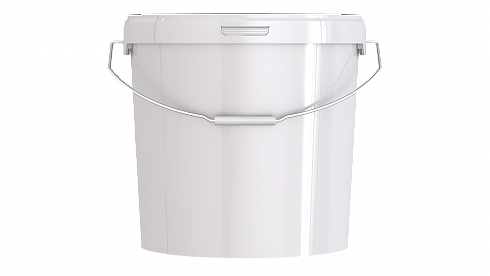 пластиковое ведро круглое jet 150 (15,9 л) с металлической ручкой