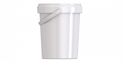 пластиковая банка (стакан) с крышкой jetb 1000 (1,05 л) с ручкой